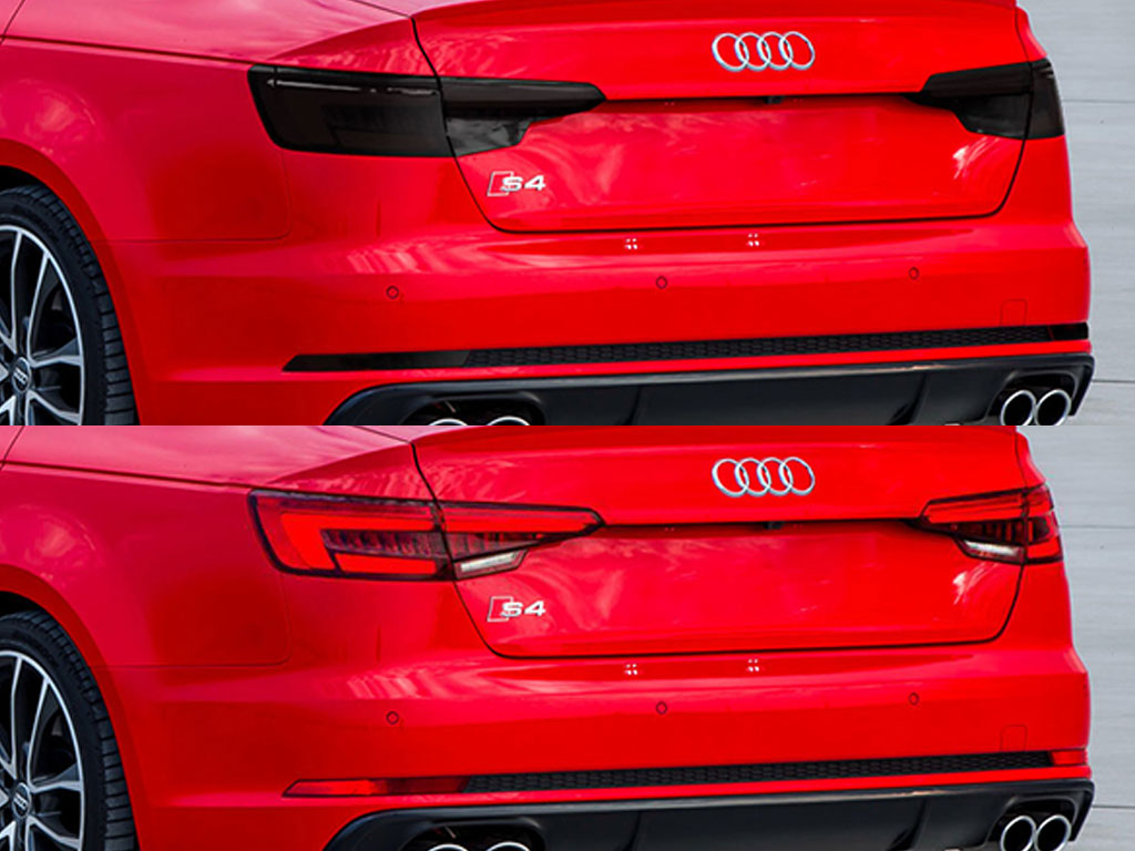 Audi S4 2020-2023 Before and After Smoked Taillights