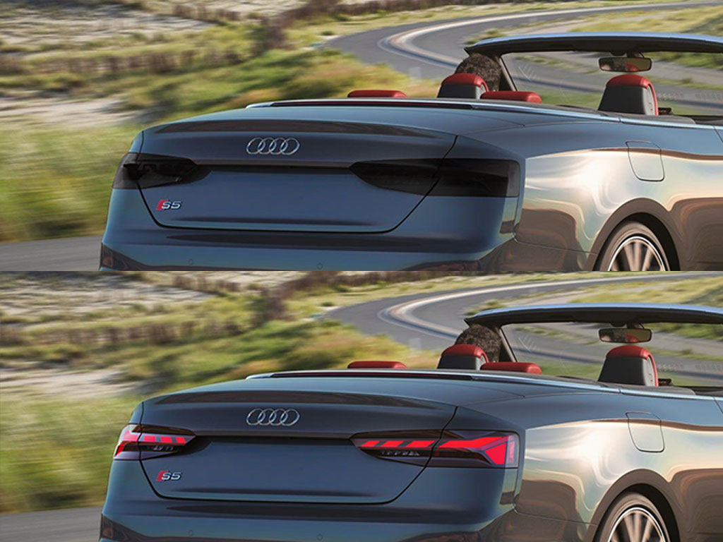 Audi S5 2018-2023 Before and After Smoked Taillights