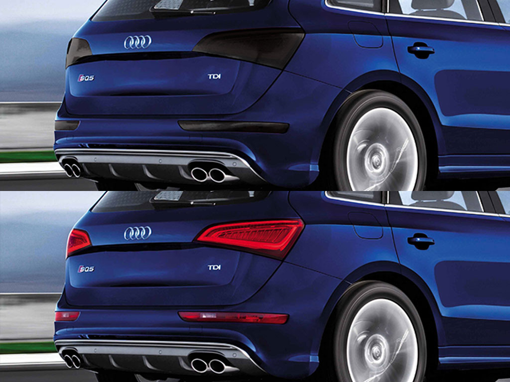 Audi SQ5 2014-2017 Before and After Smoked Taillights