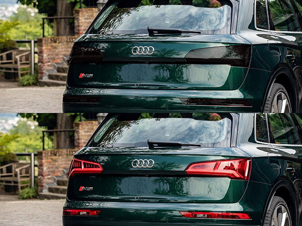 Audi SQ5 2018-2020 Before and After Smoked Taillights