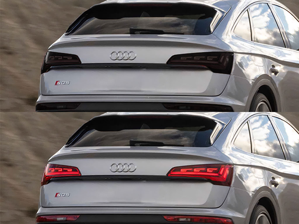 Audi SQ5 2021-2023 Before and After Smoked Taillights