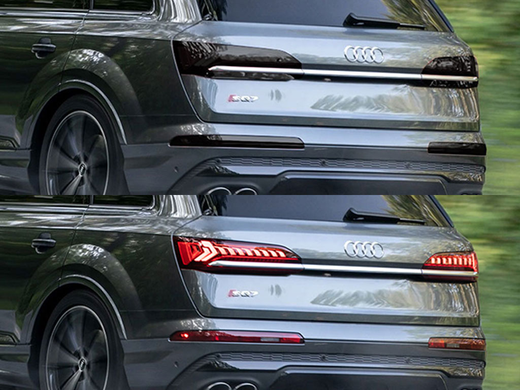 Audi SQ7 2020-2023 Before and After Smoked Taillights