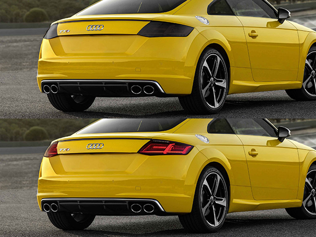 Audi TTS 2009-2015 Before and After Smoked Taillights