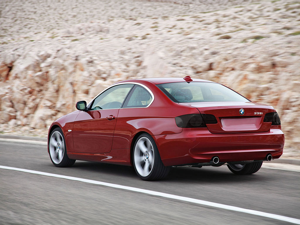 BMW 3-Series Coupe 2008-2012 Blackout Tail Light TInt