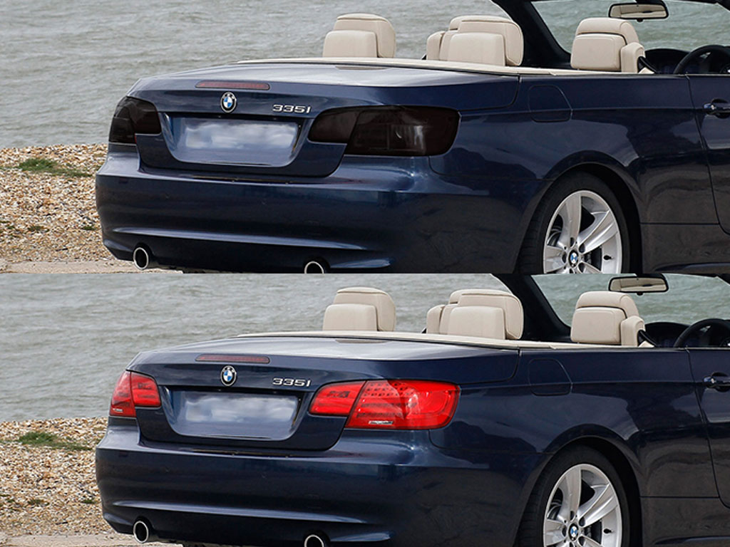 BMW 3-Series 2011-2013 Before and After Smoked Taillights