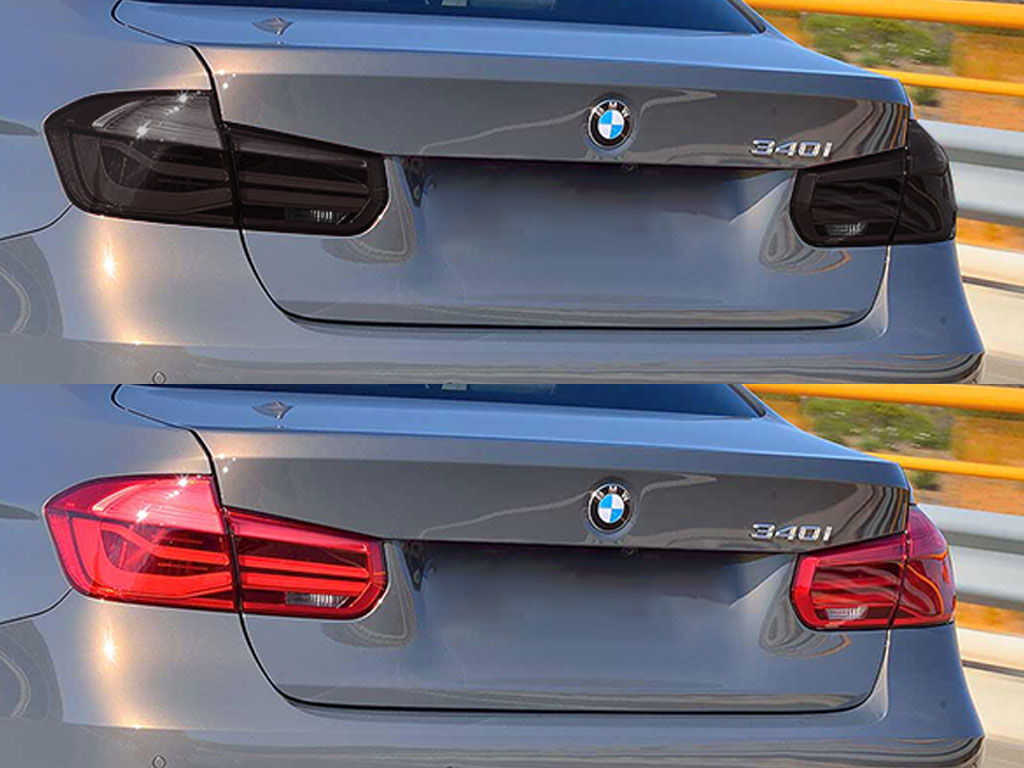 BMW 3-Series 2012-2015 Before and After Smoked Taillights