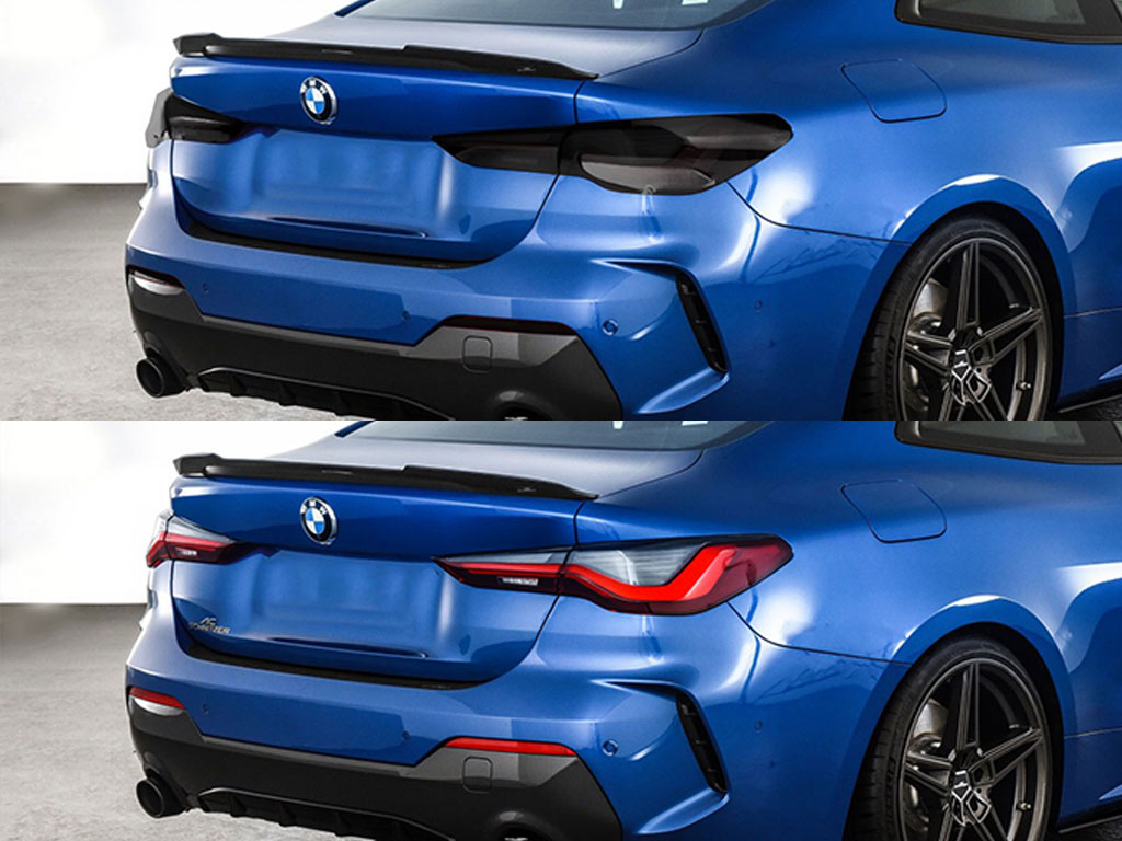 BMW 4-Series 2018-2020 Before and After Smoked Taillights