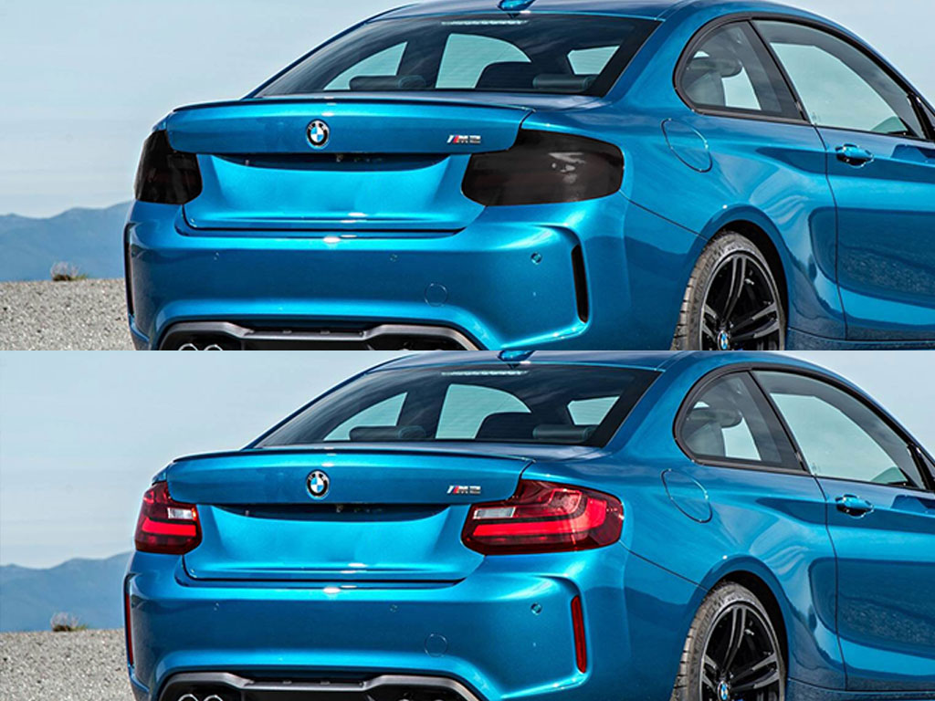 BMW M2 2016-2017 Before and After Smoked Taillights