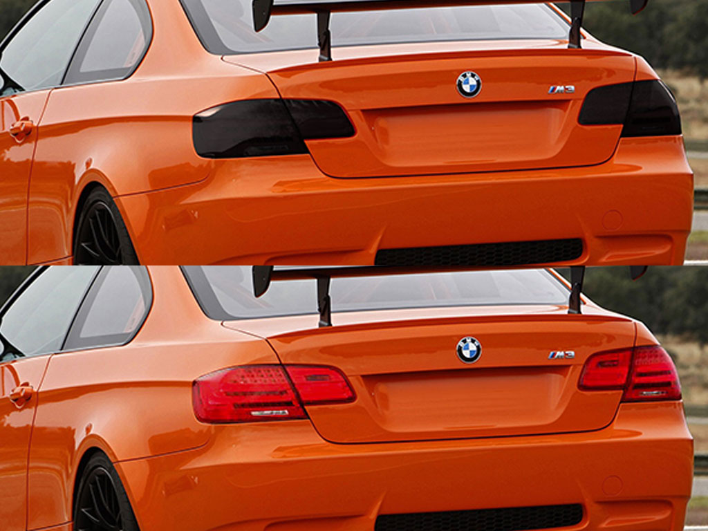 BMW M3 2008-2010 Before and After Smoked Taillights