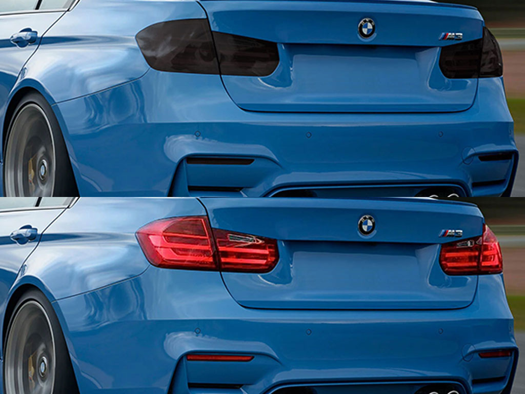 BMW M3 2012-2015 Before and After Smoked Taillights