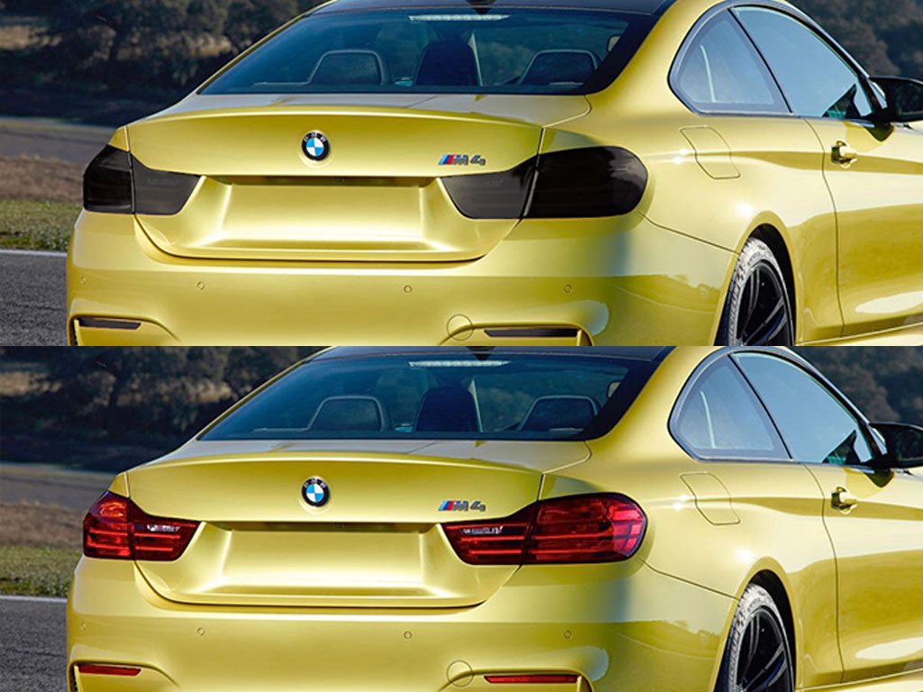 BMW M4 2015-2017 Before and After Smoked Taillights