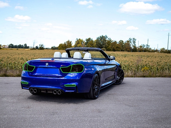 BMW M4 2018-2020 Tail Light Tint Installation Points