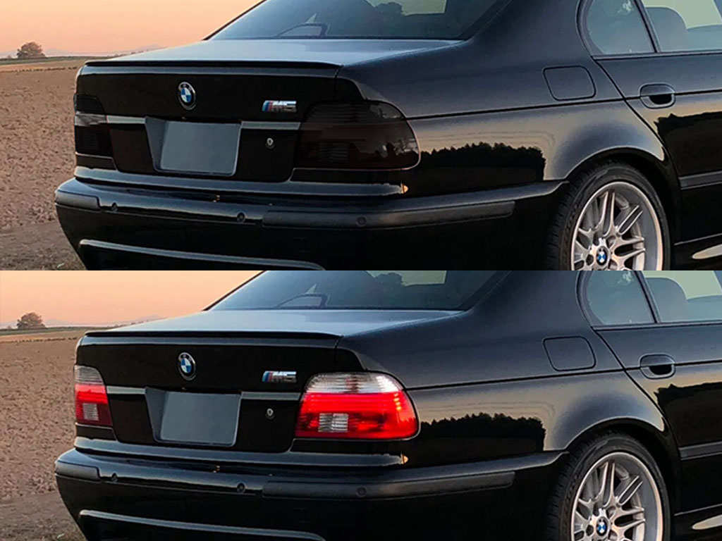 BMW M5 Sedan 2000-2001 Before and After Smoked Taillights