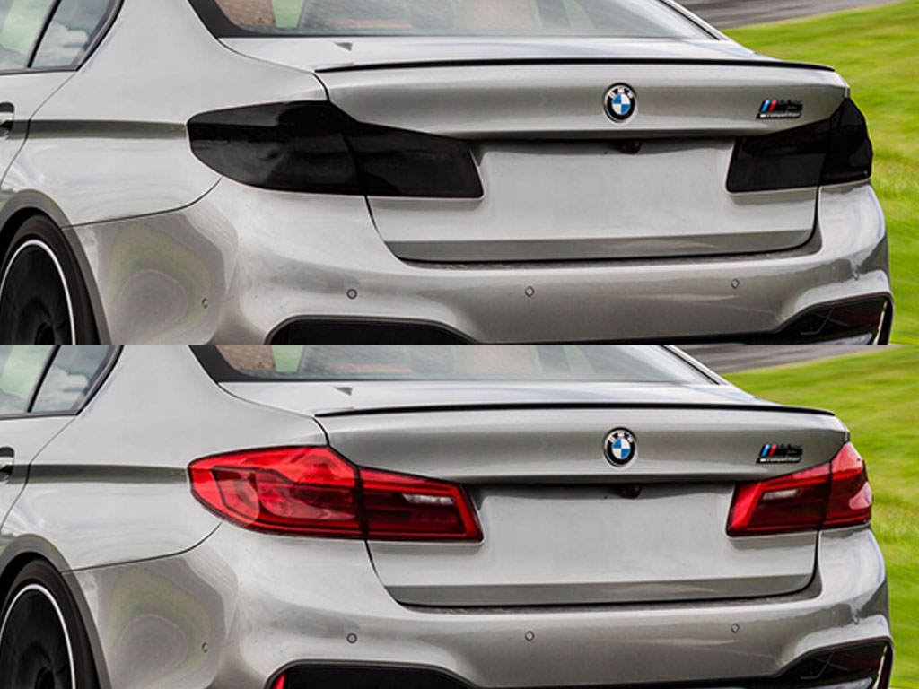 BMW M5 2018-2020 Before and After Smoked Taillights