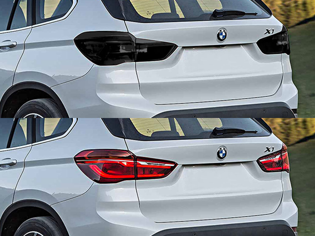 BMW X1 2013-2015 Before and After Smoked Taillights