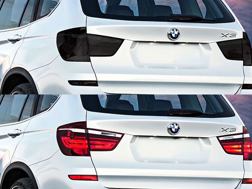 BMW X3 2011-2014 Before and After Smoked Taillights