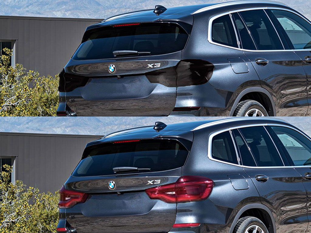 BMW X3 2015-2017 Before and After Smoked Taillights