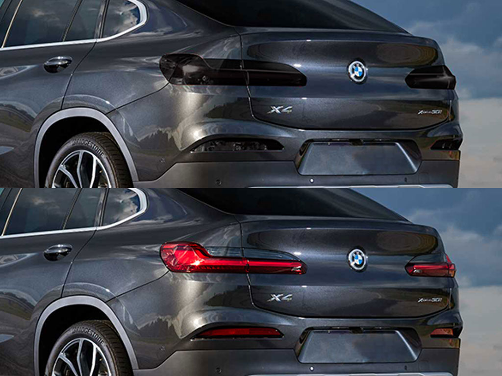 BMW X4 2015-2018 Before and After Smoked Taillights