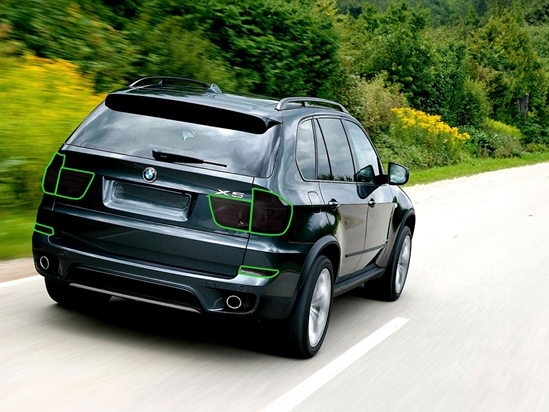 BMW X5 2007-2010 Tail Light Tint Installation Points