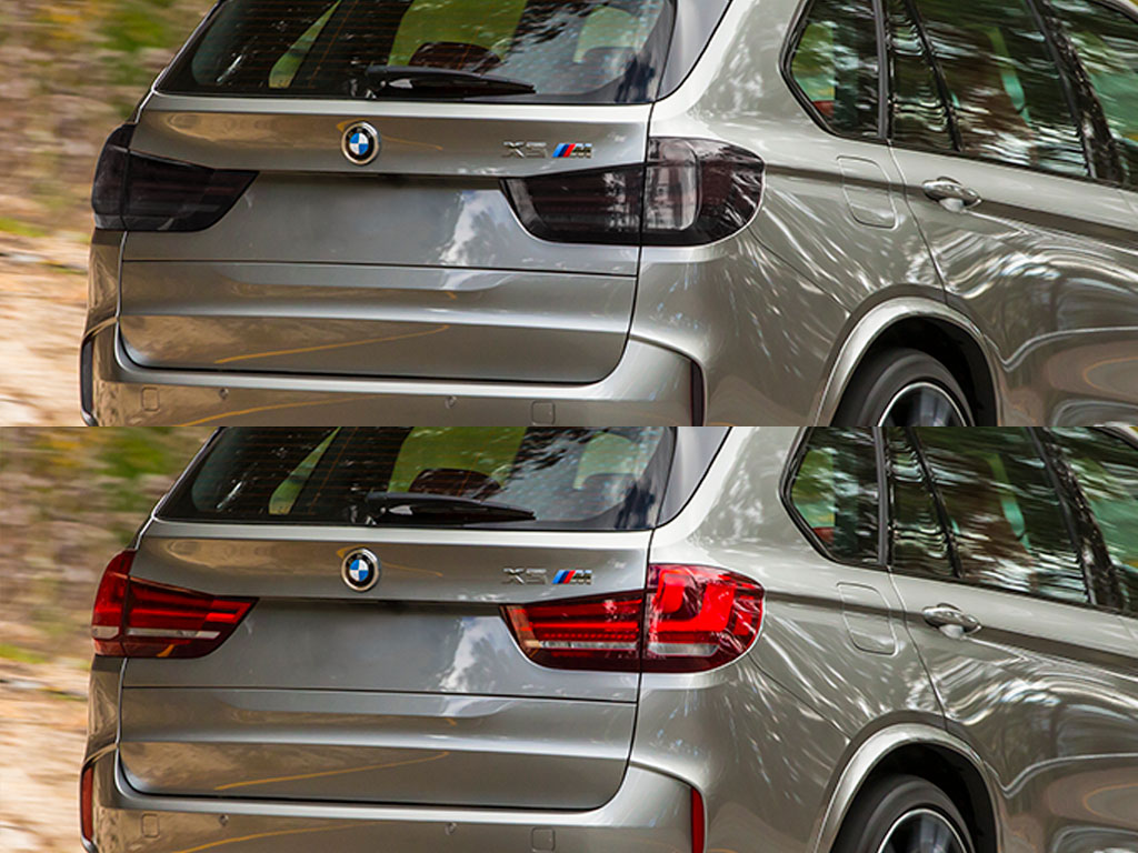 BMW X5 2014-2018 Before and After Smoked Taillights