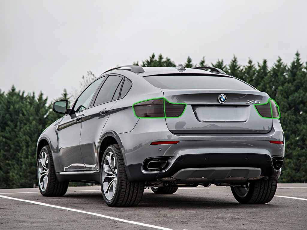 BMW X6 2008-2014 Tail Light Tint Installation Points