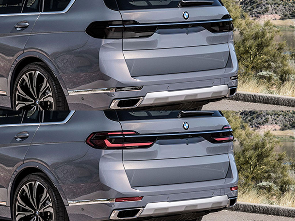 BMW X7 2019-2024 Before and After Smoked Taillights