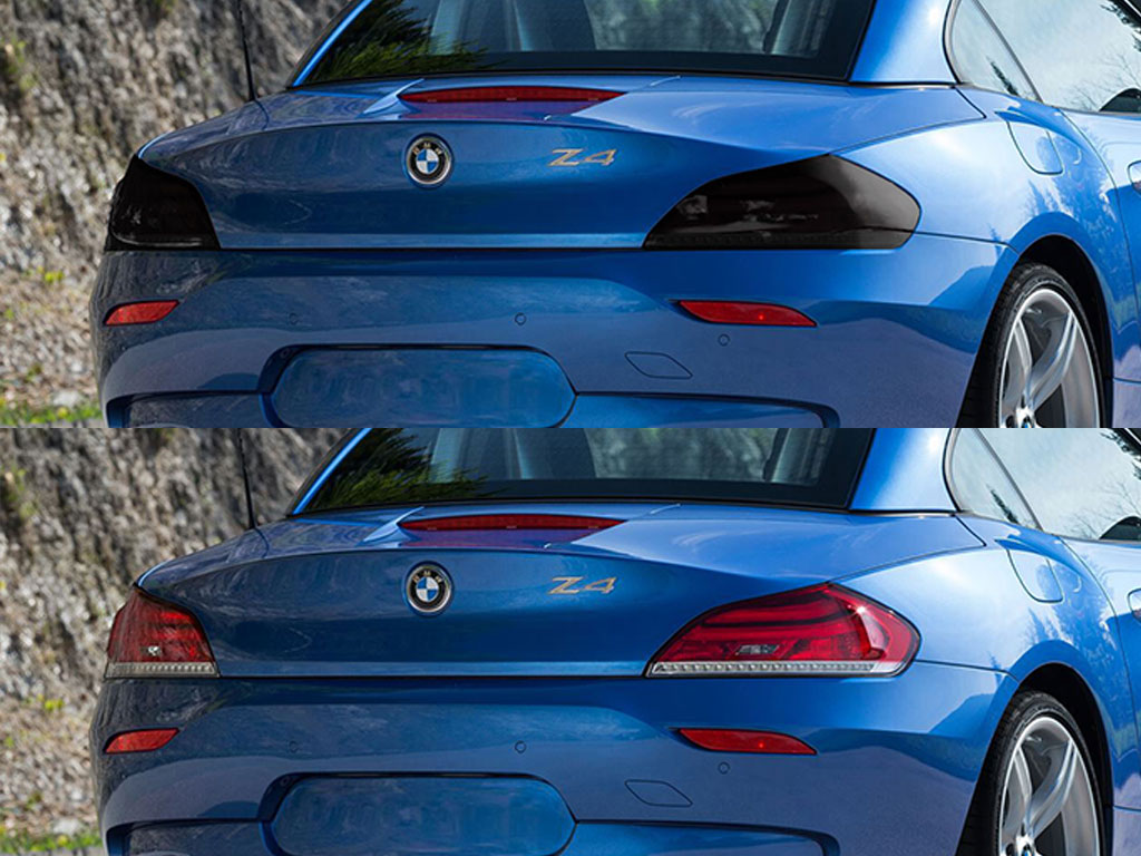 BMW Z4 2009-2016 Before and After Smoked Taillights