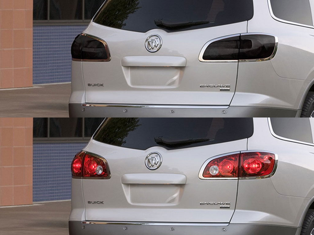 Buick Enclave 2008-2012 Before and After Smoked Taillights