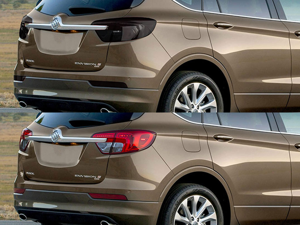 Buick Envision 2016-2018 Before and After Smoked Taillights