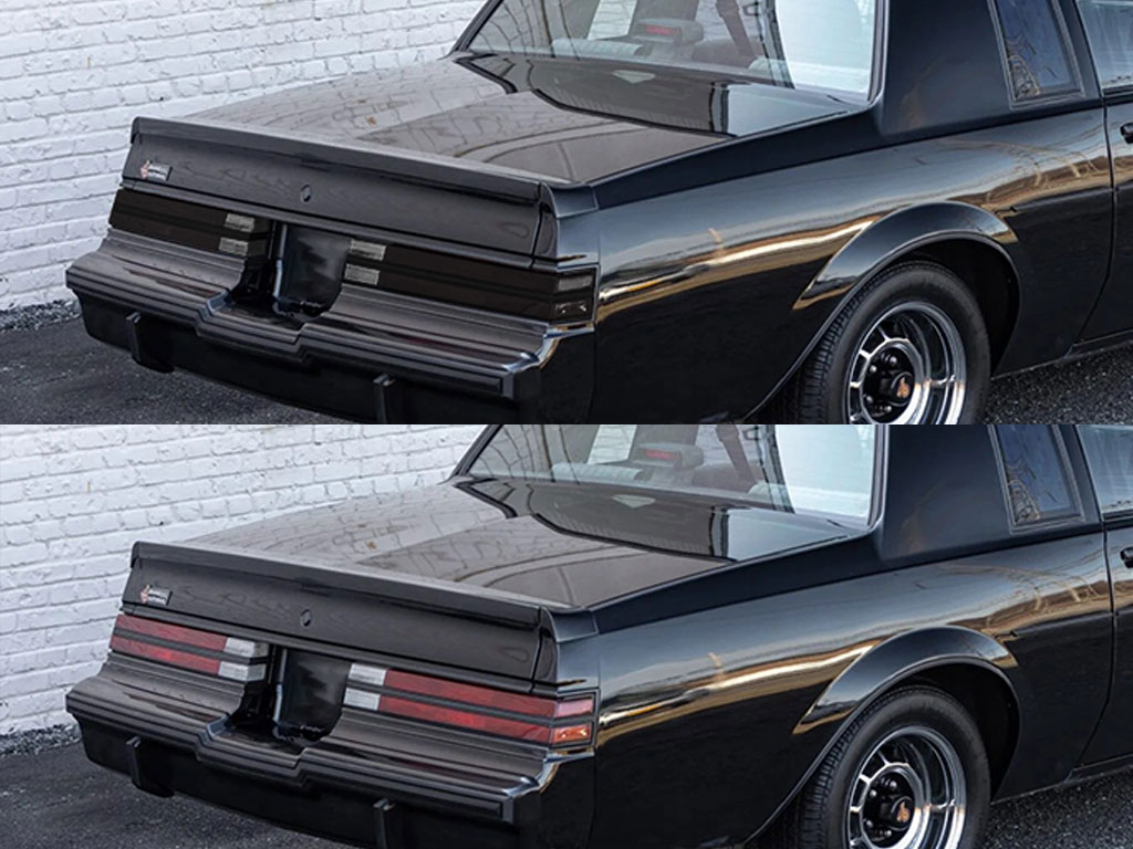 Buick Grand National 1984-1987 Before and After Smoked Taillights