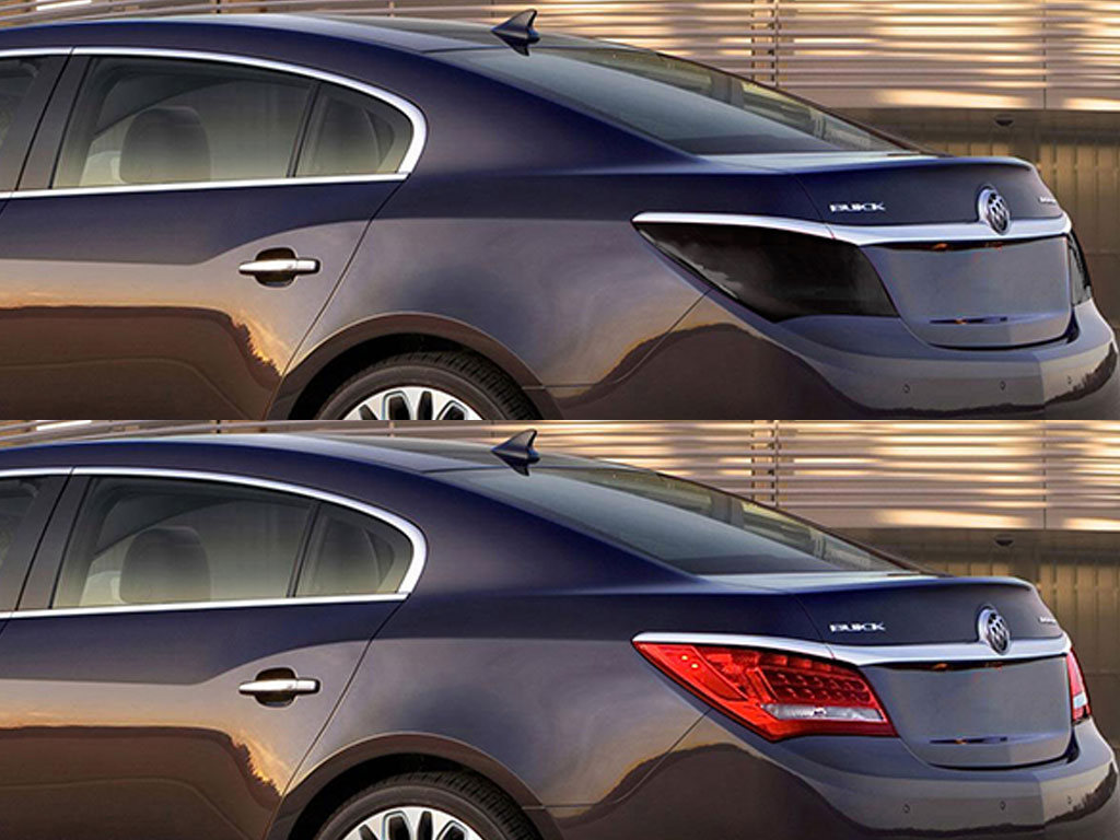 Buick Lacrosse 2010-2013 Before and After Smoked Taillights