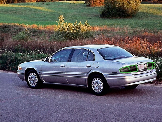 Buick LeSabre 2000-2005 Tail Light Tint Installation Points