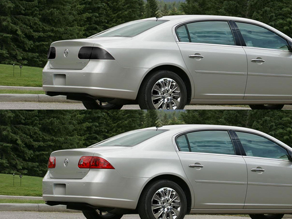 Buick Lucerne 2006-2011 Before and After Smoked Taillights