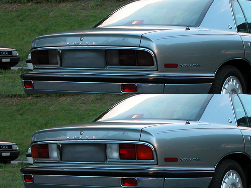 Buick Park Avenue 1991-1996 Before and After Smoked Taillights