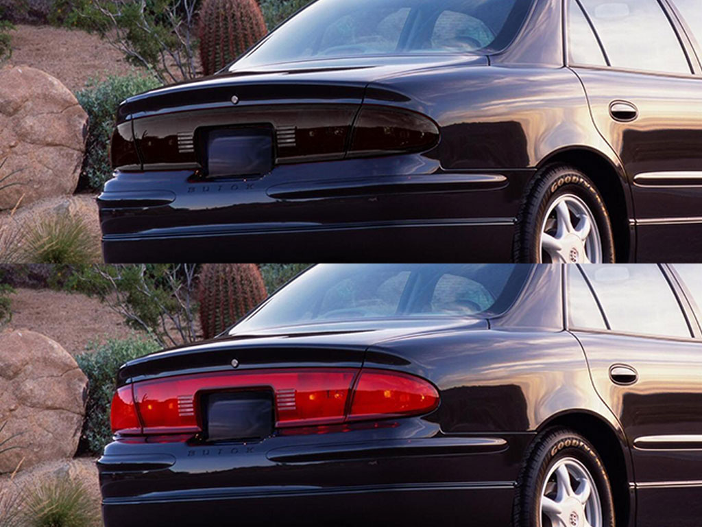 Buick Regal 1997-2004 Before and After Smoked Taillights