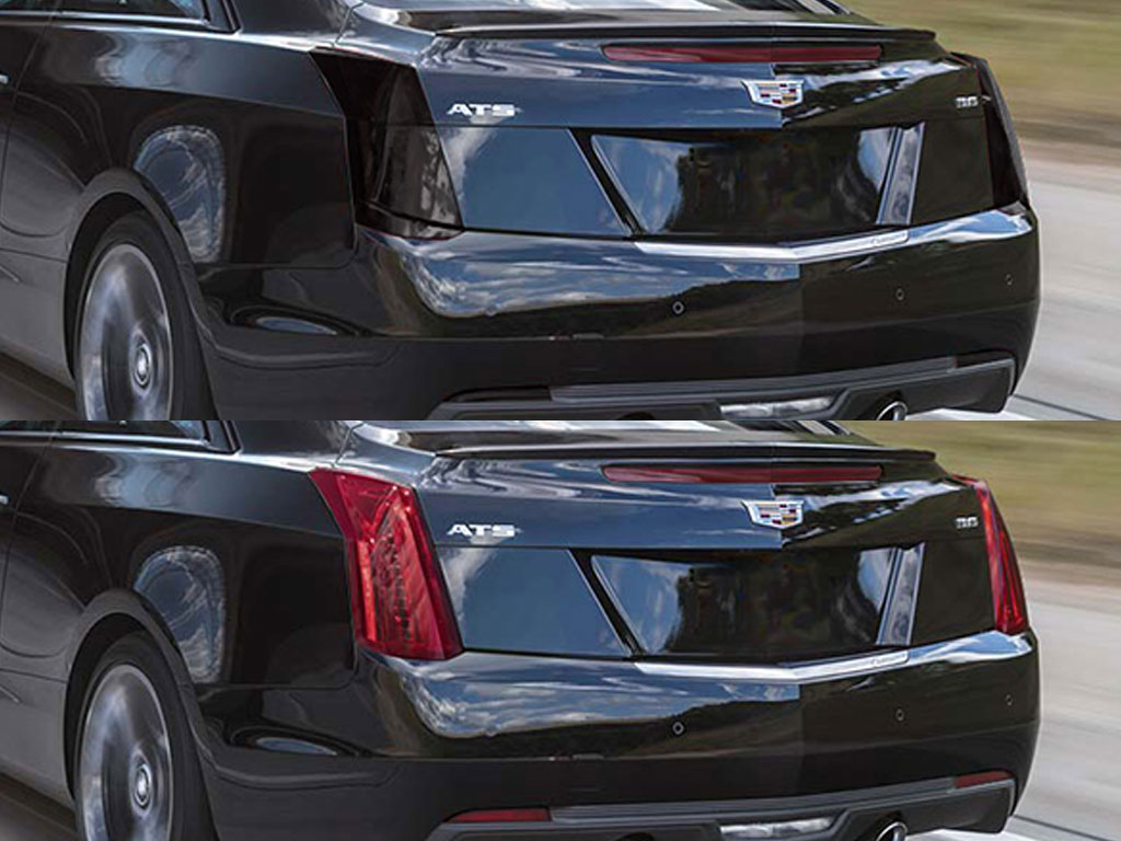 Cadillac ATS 2013-2019 Before and After Smoked Taillights