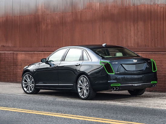 Cadillac CT6 2016-2018 Tail Light Tint Installation Points