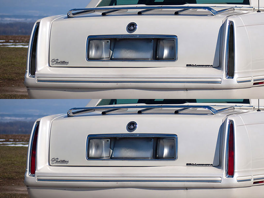 Cadillac Deville 1994-1999 Before and After Smoked Taillights