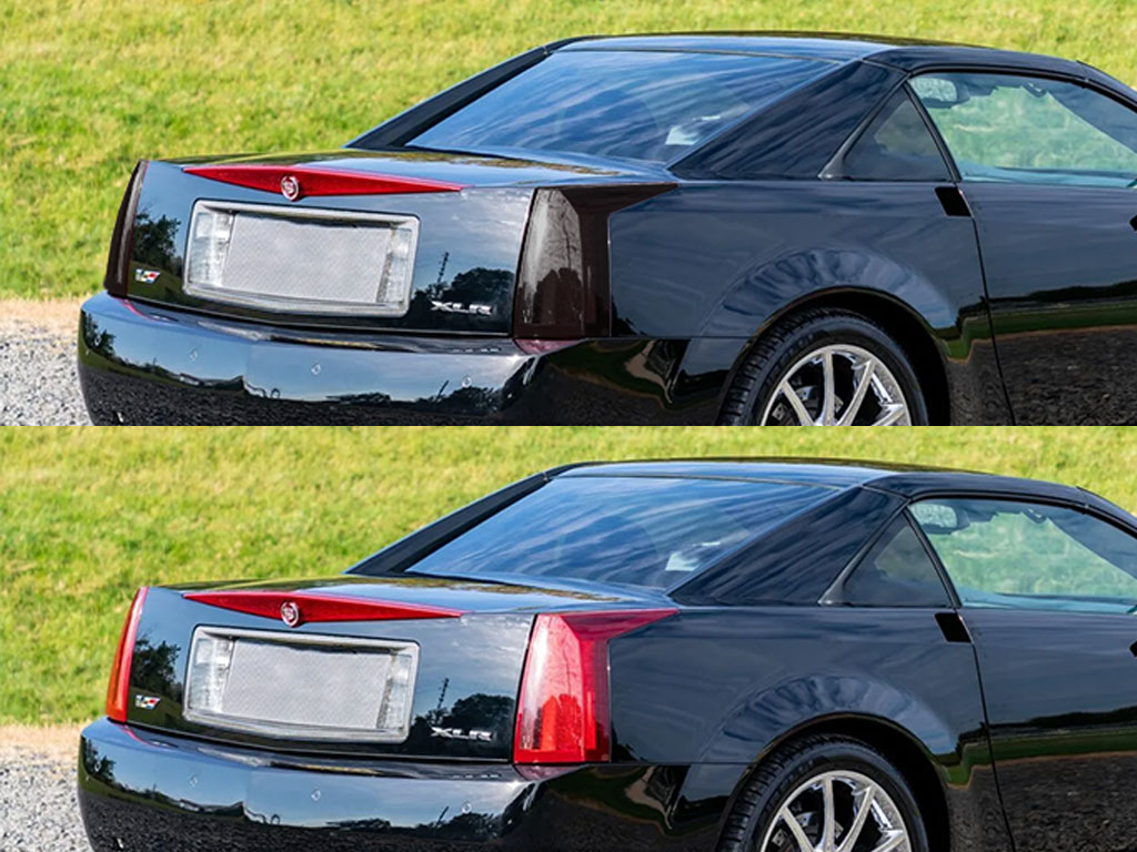 Cadillac XLR 2004-2009 Before and After Smoked Taillights