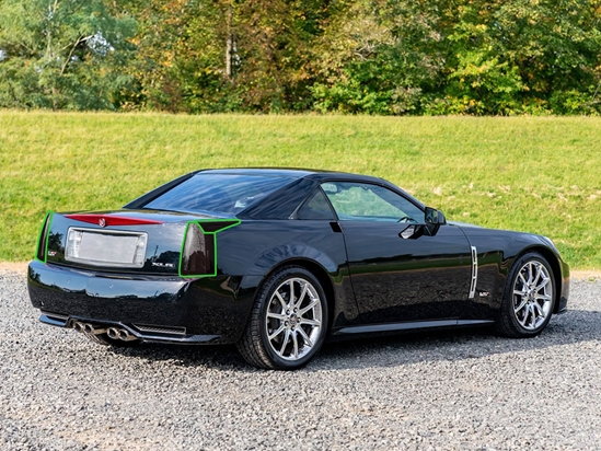 Cadillac XLR 2004-2009 Tail Light Tint Installation Points