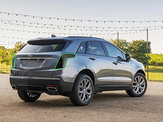 Cadillac XT5 2017-2021 Tail Light Tint Installation Points