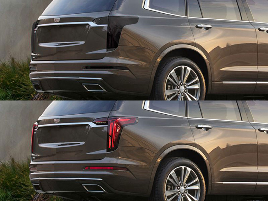 Cadillac XT6 2020-2023 Before and After Smoked Taillights