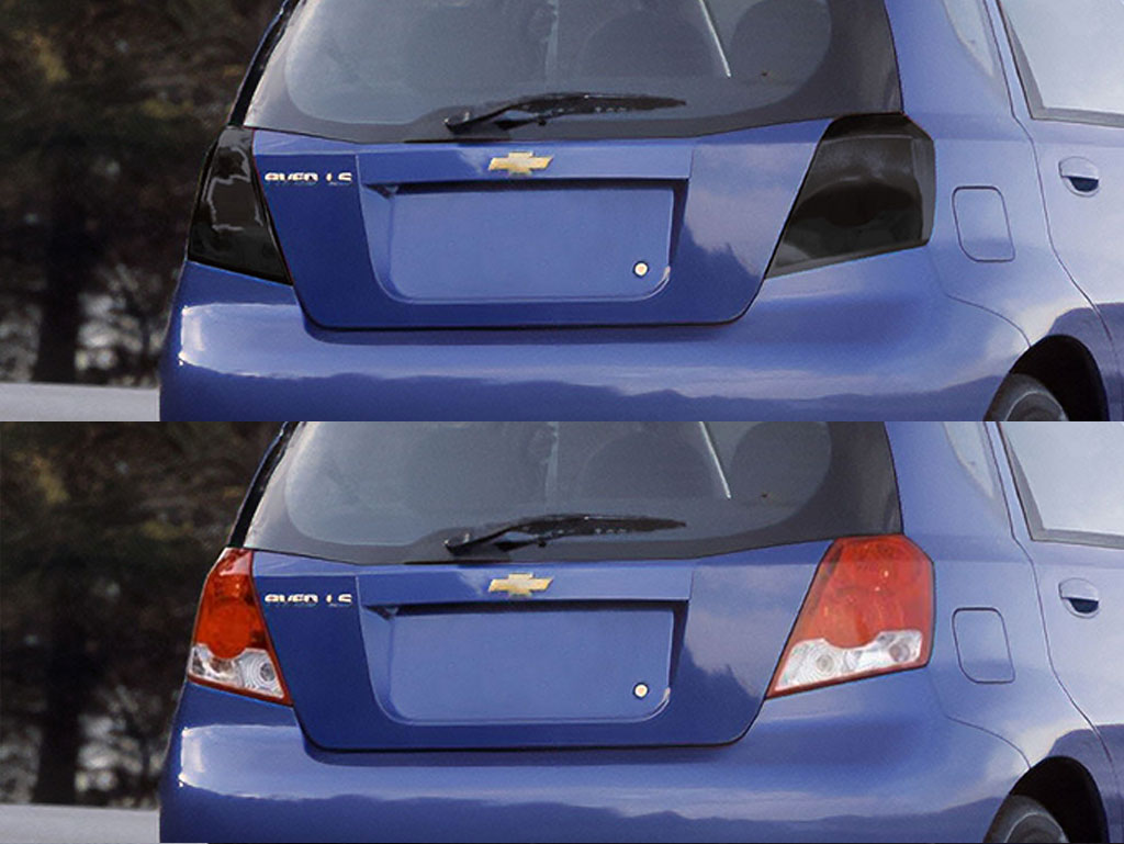 Chevrolet Aveo5 2004-2008 Before and After Smoked Taillights