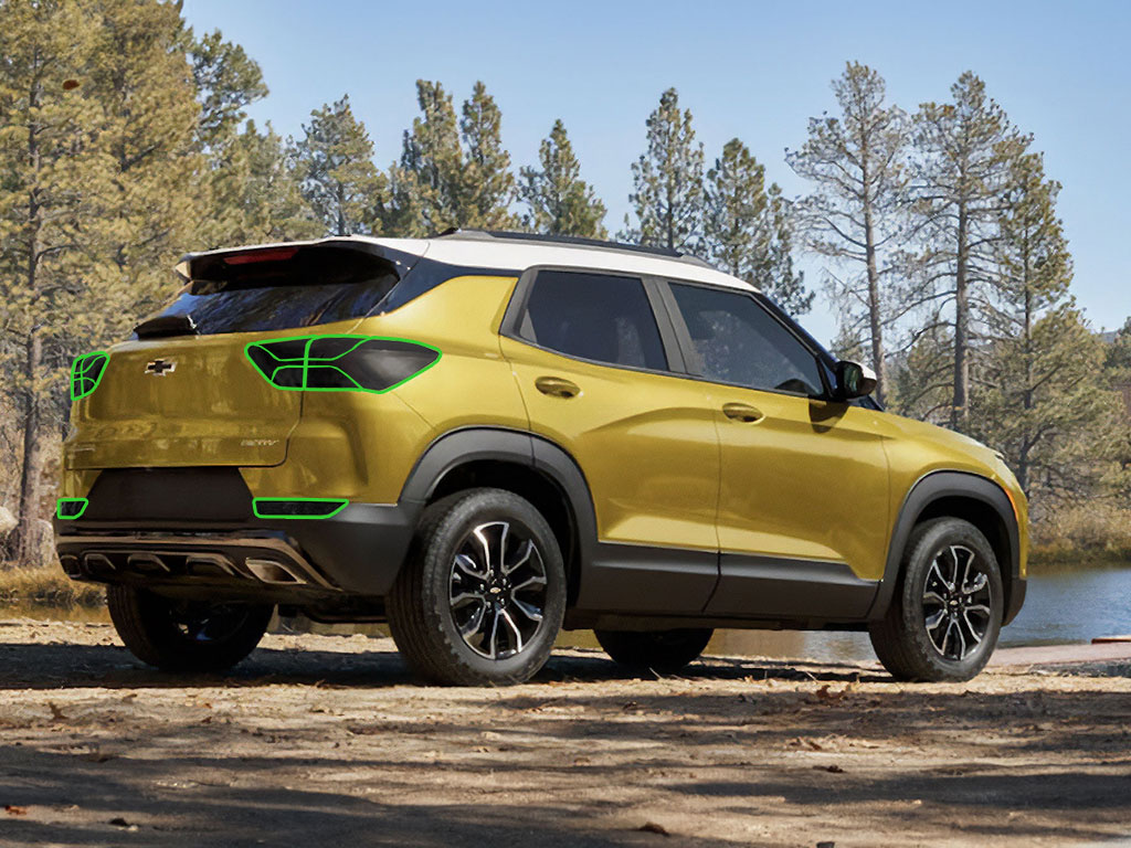 Chevrolet Blazer 2019-2025 Tail Light Tint Installation Points