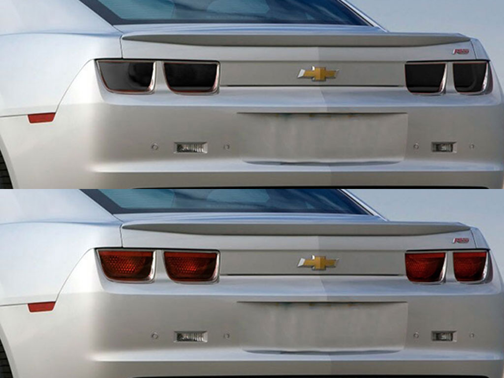 Chevrolet Camaro 2010-2013 Before and After Smoked Taillights