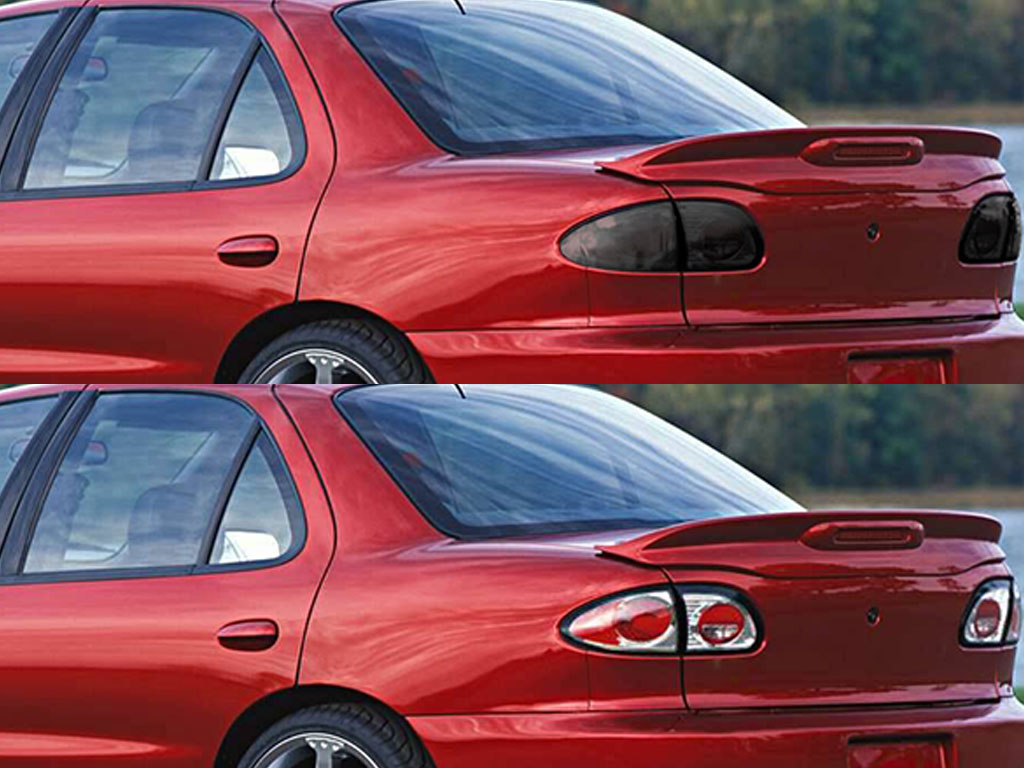 Chevrolet Cavalier 2000-2002 Before and After Smoked Taillights