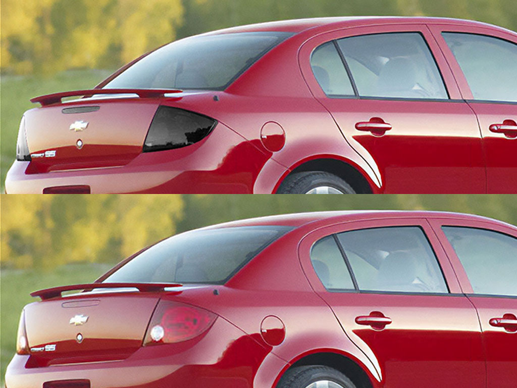 Chevrolet Cobalt Sedan 2005-2010 Before and After Smoked Taillights