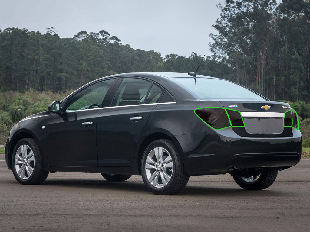 Chevrolet Cruze 2011-2015 Tail Light Tint Installation Points