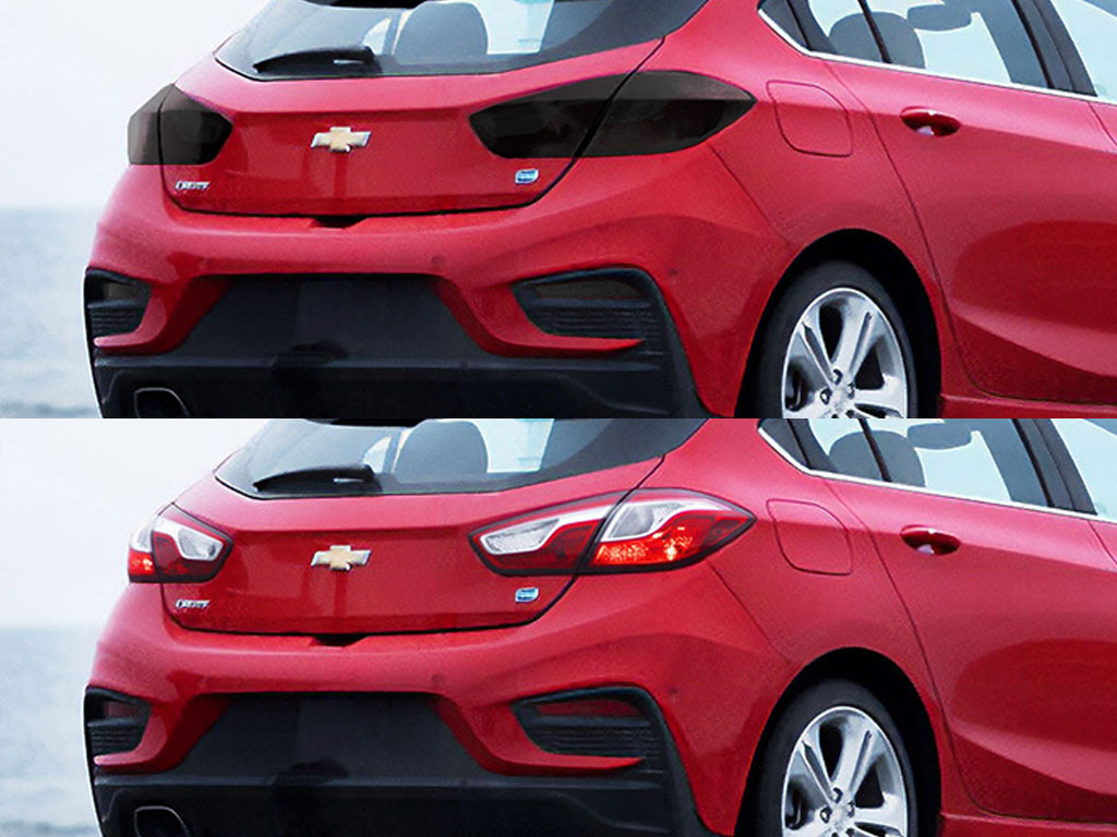 Chevrolet Cruze 2017-2019 Before and After Smoked Taillights