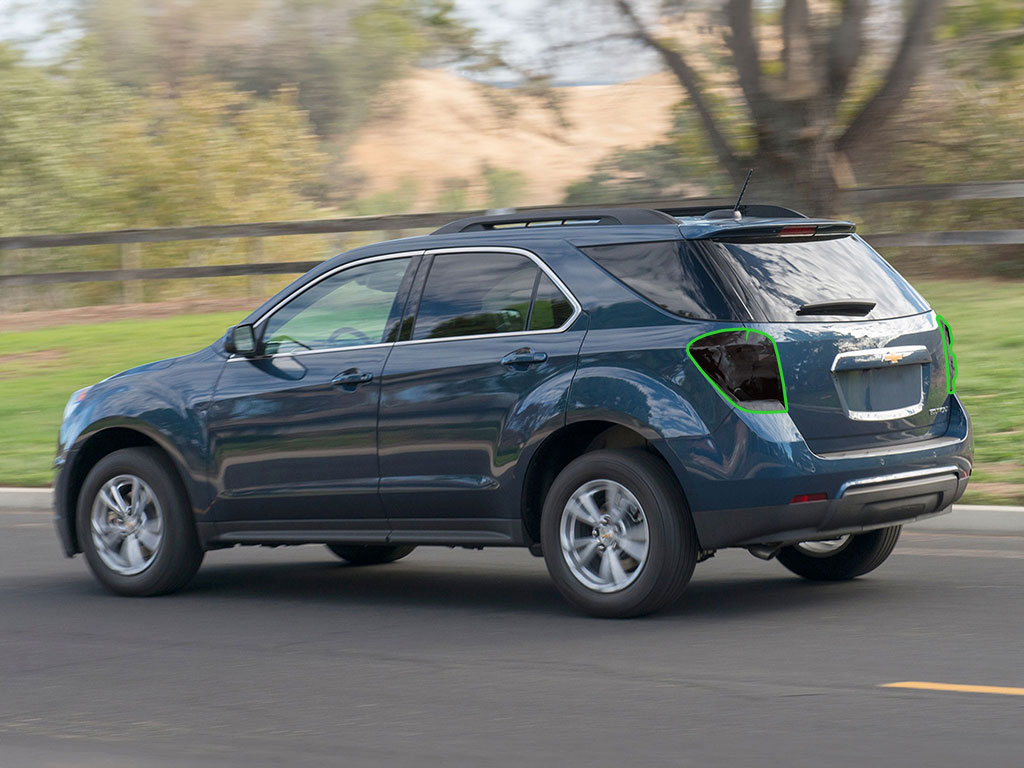 Chevrolet Equinox 2016-2017 Tail Light Tint Installation Points